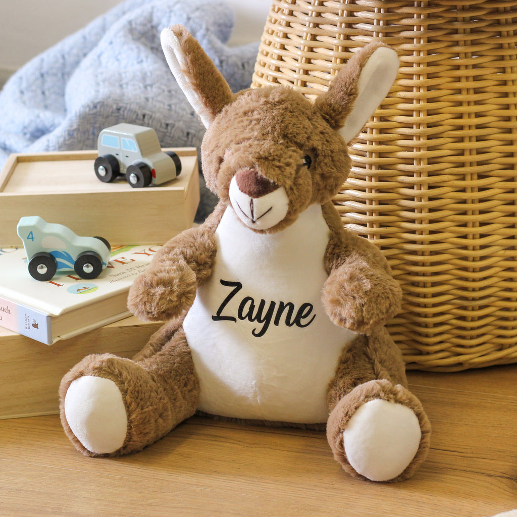 Personalised Kangaroo Soft Toy Teddy Bear For Children