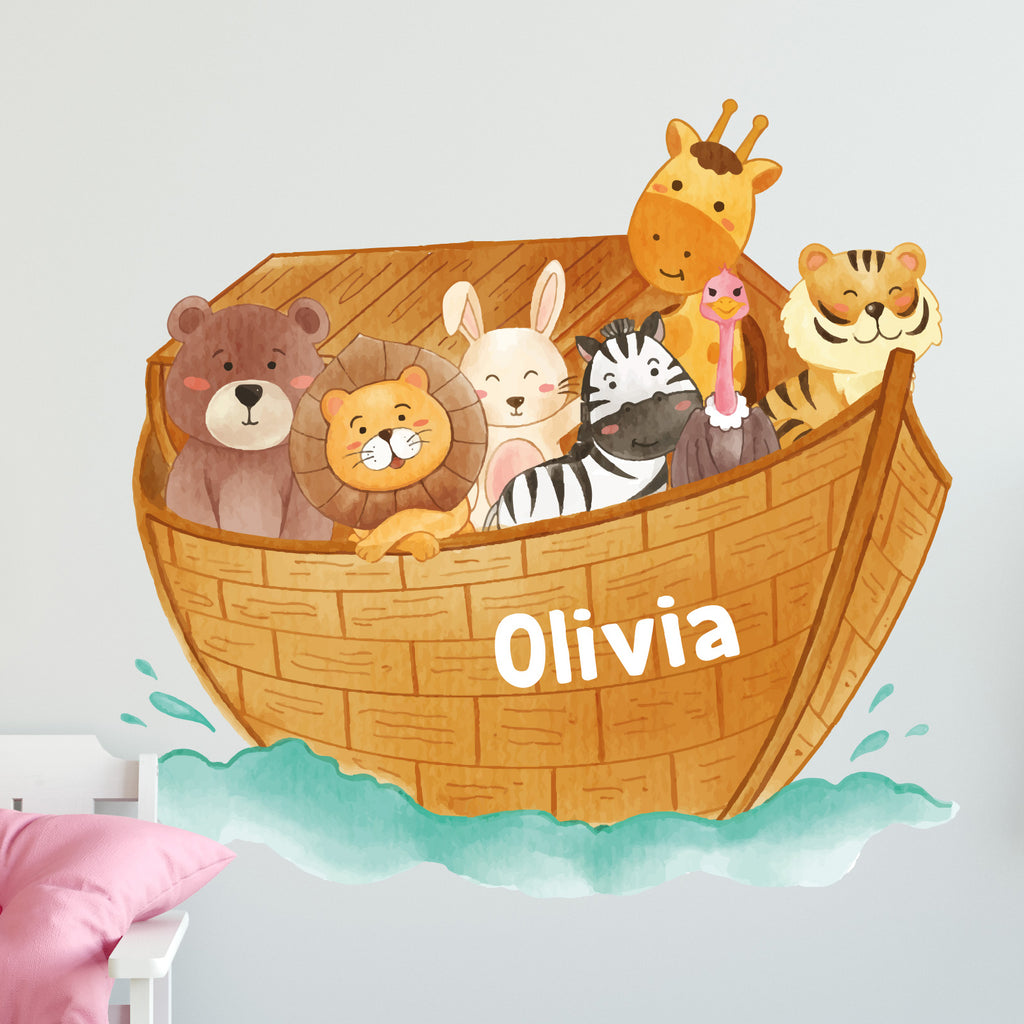 Personalised Noahs Ark Wallsticker