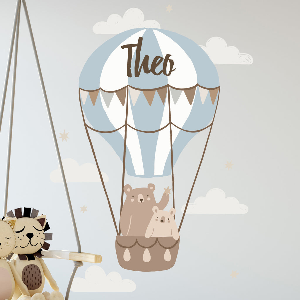 Personalised Hot Air Balloon Wallsticker