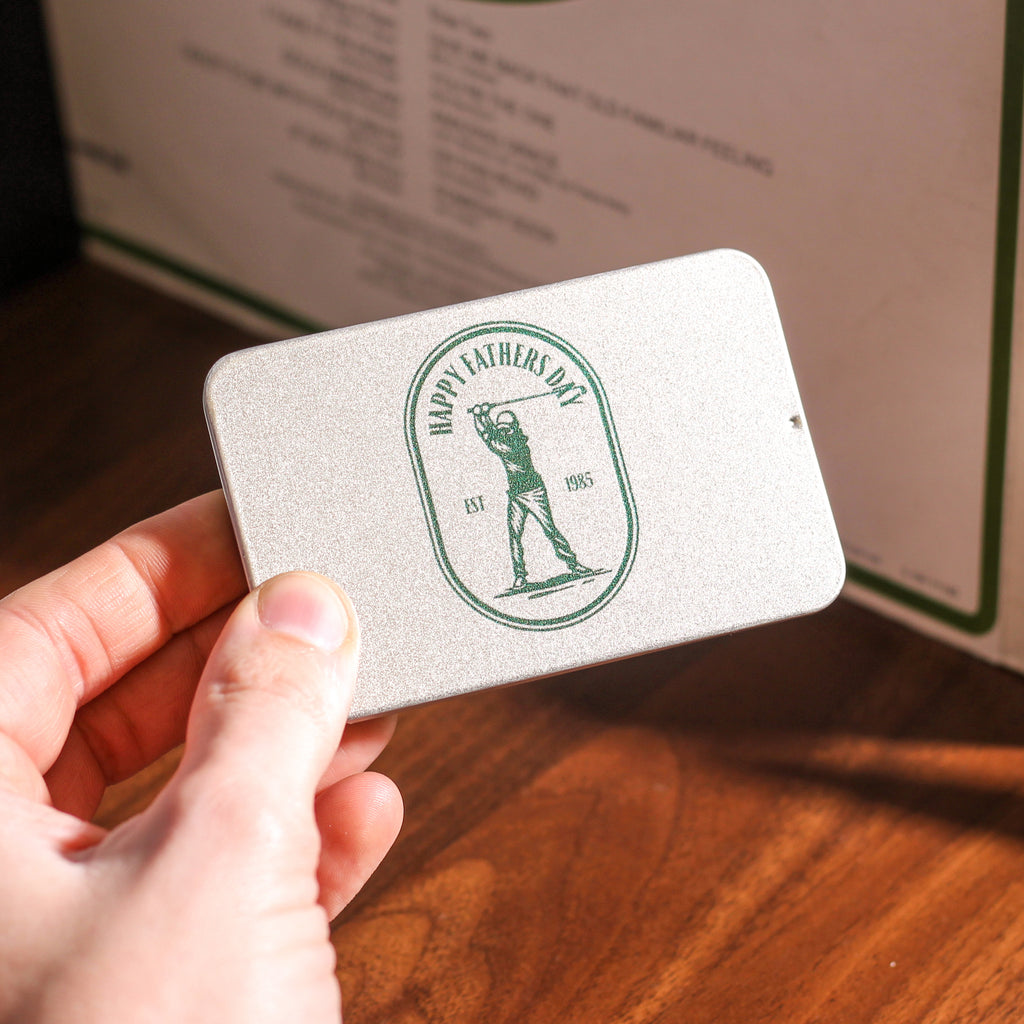 Personalised Golf Swing Tin Accessories Gift For Him