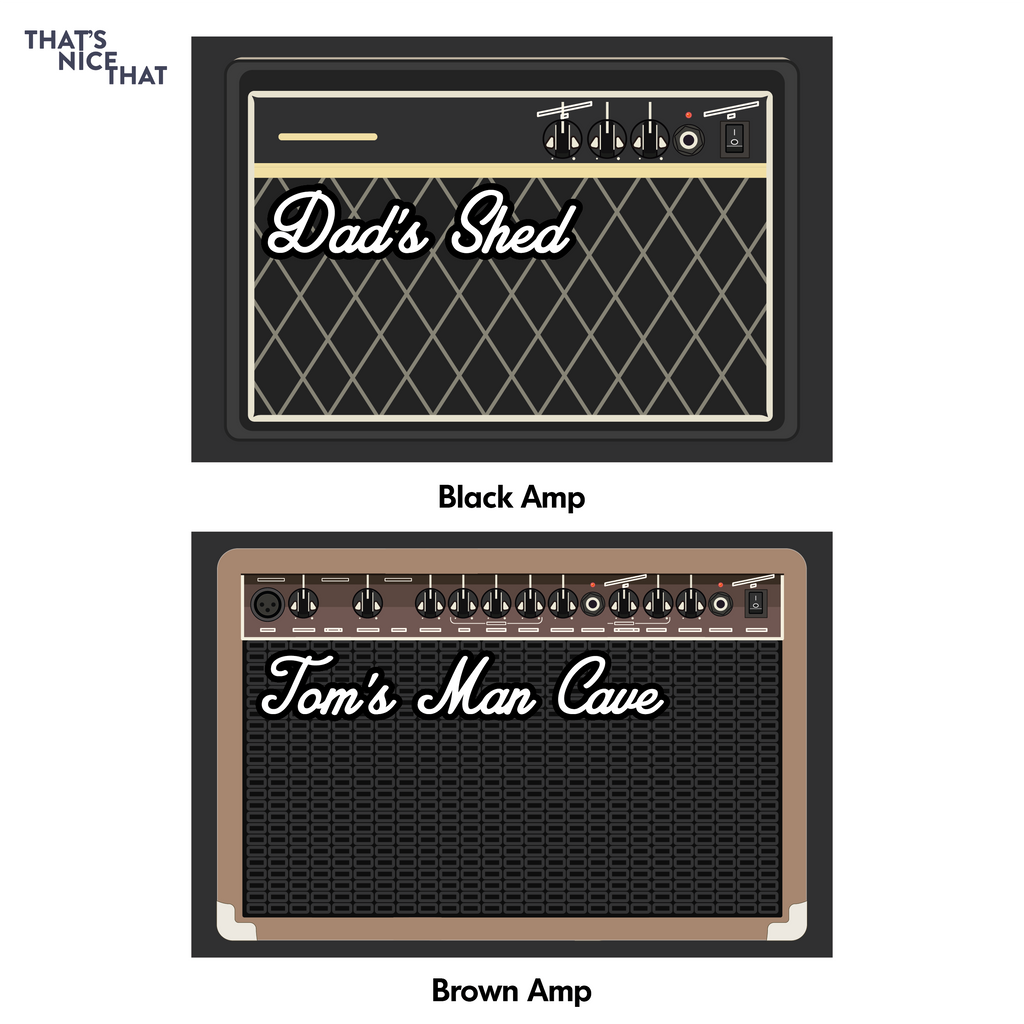 Personalised Guitar Amp Doormat For The Home