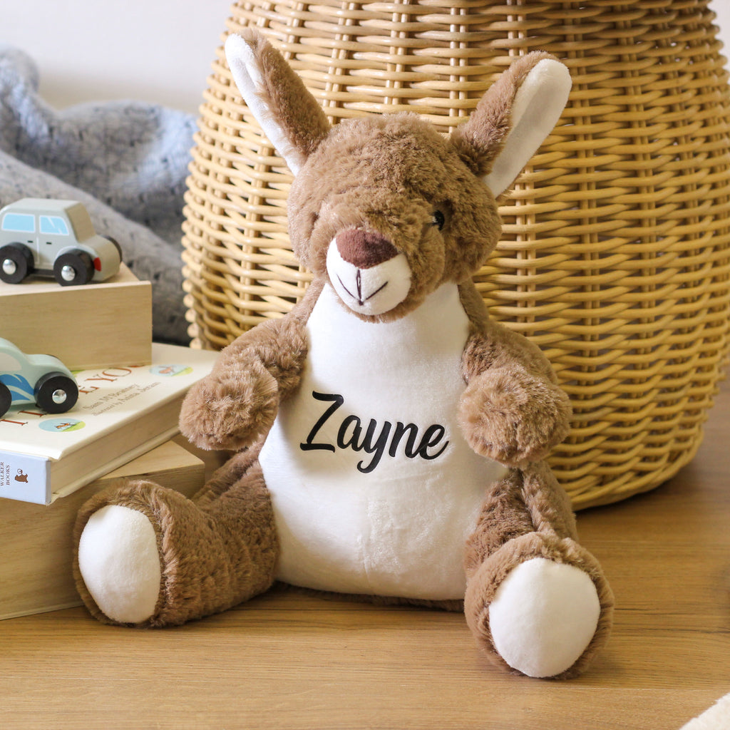 Personalised Kangaroo Soft Toy Teddy Bear For Children