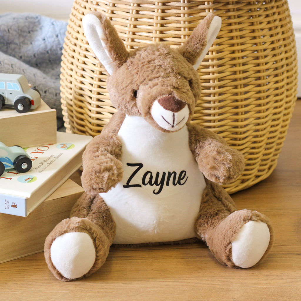 Personalised Kangaroo Soft Toy Teddy Bear For Children