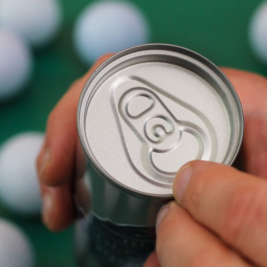 Personalised Beer Golf Tin With Matching Golf Balls