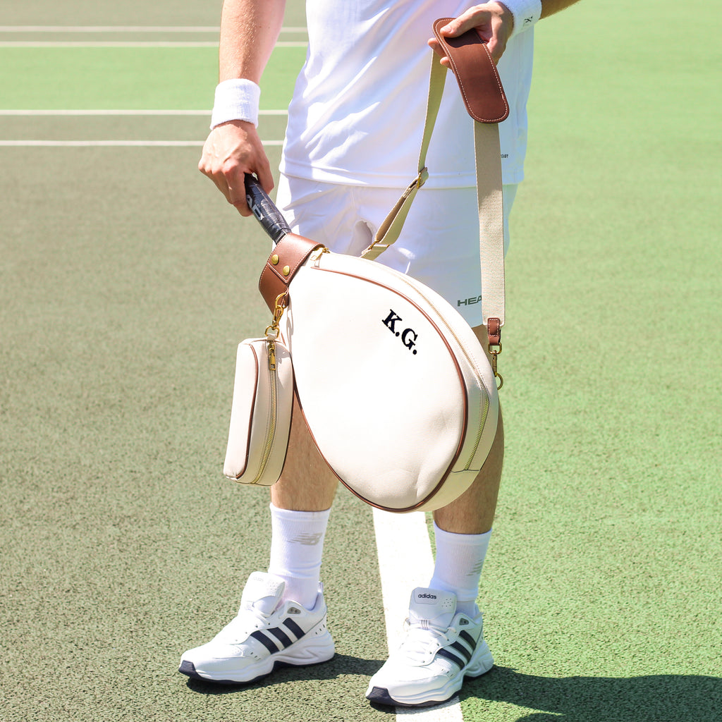 Personalised Tennis Racket Case Sports Travel Bag Gift With Balls